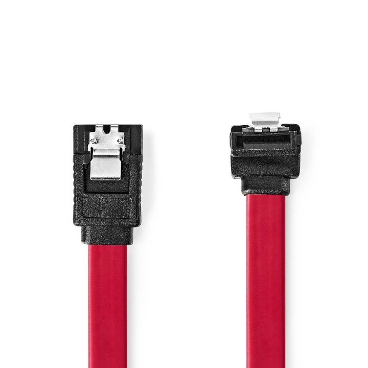 SATA Kabel | 3 Gbps | SATA 7-Pins Female | SATA 7-Pins Female | Vernikkeld | 0.50 m | Plat | PVC | Rood | Envelop in de groep COMPUTERS & RANDAPPARATUUR / Computerkabels / Interne / SATA bij TP E-commerce Nordic AB (C07054)