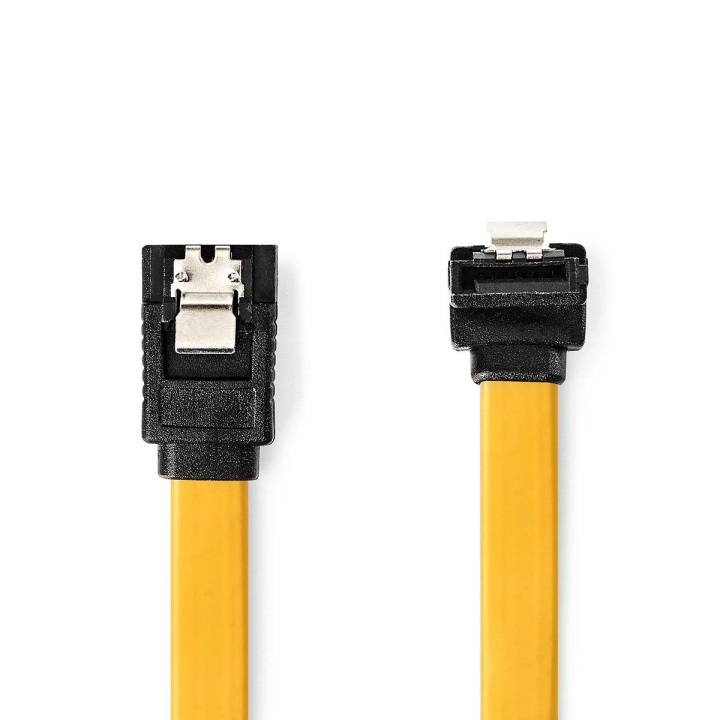 Nedis SATA Kabel | 6 Gbps | SATA 7-Pins Female | SATA 7-Pins Female | Vernikkeld | 0.50 m | Plat | PVC | Geel | Envelop in de groep COMPUTERS & RANDAPPARATUUR / Computerkabels / Interne / SATA bij TP E-commerce Nordic AB (C07058)