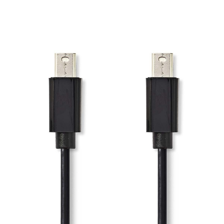 Nedis Mini DisplayPort-Kabel | DisplayPort 1.2 | Mini-DisplayPort Male | Mini-DisplayPort Male | 21.6 Gbps | Vernikkeld | 1.00 m | Rond | PVC | Zwart | Polybag in de groep COMPUTERS & RANDAPPARATUUR / Computerkabels / DisplayPort / Kabels bij TP E-commerce Nordic AB (C07064)