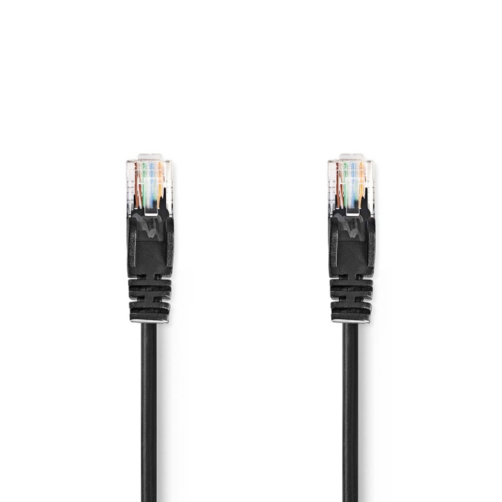 CAT5e-Kabel | U/UTP | RJ45 Male | RJ45 Male | 2.00 m | Rond | PVC | Zwart | Envelop in de groep COMPUTERS & RANDAPPARATUUR / Computerkabels / Netwerkkabels / Cat5e bij TP E-commerce Nordic AB (C07068)