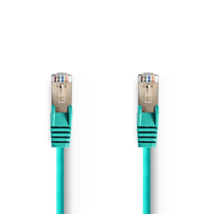 Nedis CAT5e Netwerkkabel | SF/UTP | RJ45 Male | RJ45 Male | 20.0 m | Rond | PVC | Groen | Polybag in de groep COMPUTERS & RANDAPPARATUUR / Computerkabels / Netwerkkabels / Cat5e bij TP E-commerce Nordic AB (C07106)