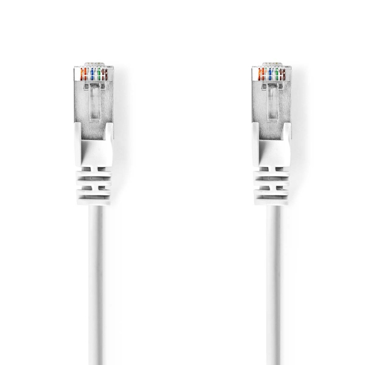 Nedis CAT5e Netwerkkabel | SF/UTP | RJ45 Male | RJ45 Male | 1.50 m | Rond | PVC | Wit | Envelop in de groep COMPUTERS & RANDAPPARATUUR / Computerkabels / Netwerkkabels / Cat5e bij TP E-commerce Nordic AB (C07140)