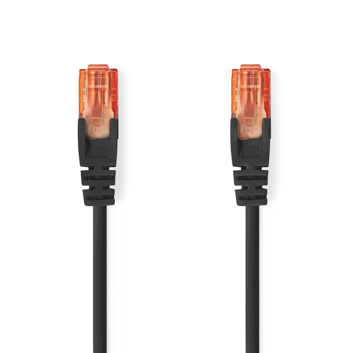 CAT6-kabel | RJ45 Male | RJ45 Male | U/UTP | 2.00 m | Rond | PVC | Zwart | Envelop in de groep COMPUTERS & RANDAPPARATUUR / Computerkabels / Netwerkkabels / Cat6 bij TP E-commerce Nordic AB (C07158)