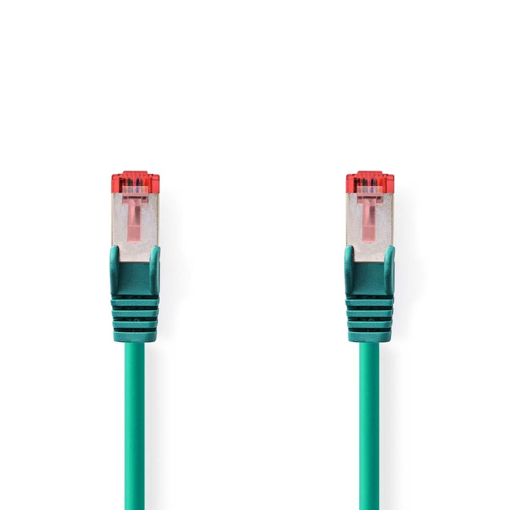 CAT6-kabel | RJ45 Male | RJ45 Male | S/FTP | 0.15 m | Rond | LSZH | Groen | Envelop in de groep COMPUTERS & RANDAPPARATUUR / Computerkabels / Netwerkkabels / Cat6 bij TP E-commerce Nordic AB (C07208)