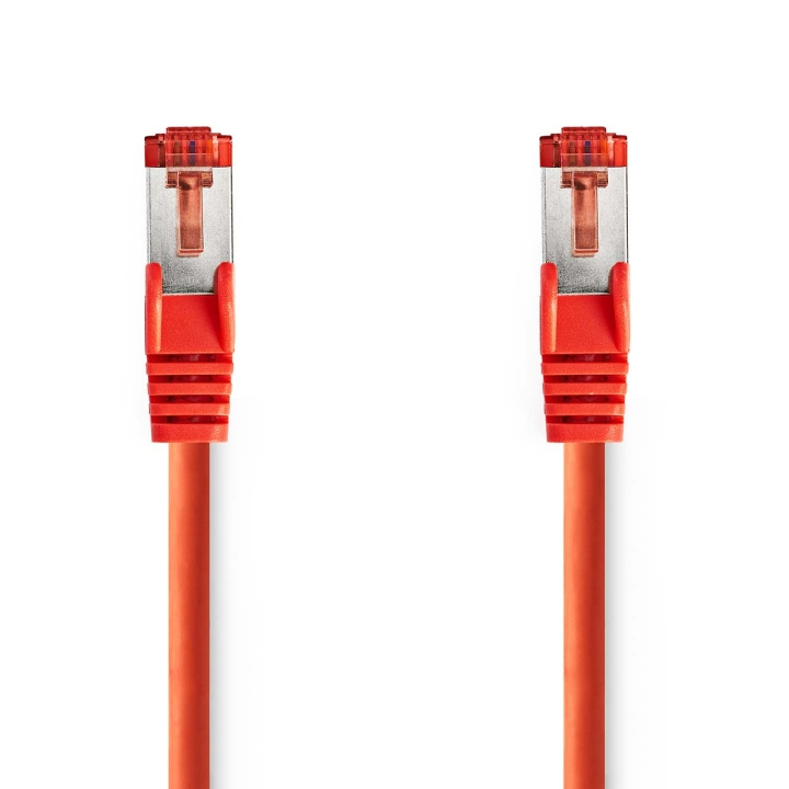 CAT6-kabel | RJ45 Male | RJ45 Male | S/FTP | 0.15 m | Rond | LSZH | Rood | Polybag in de groep COMPUTERS & RANDAPPARATUUR / Computerkabels / Netwerkkabels / Cat6 bij TP E-commerce Nordic AB (C07261)