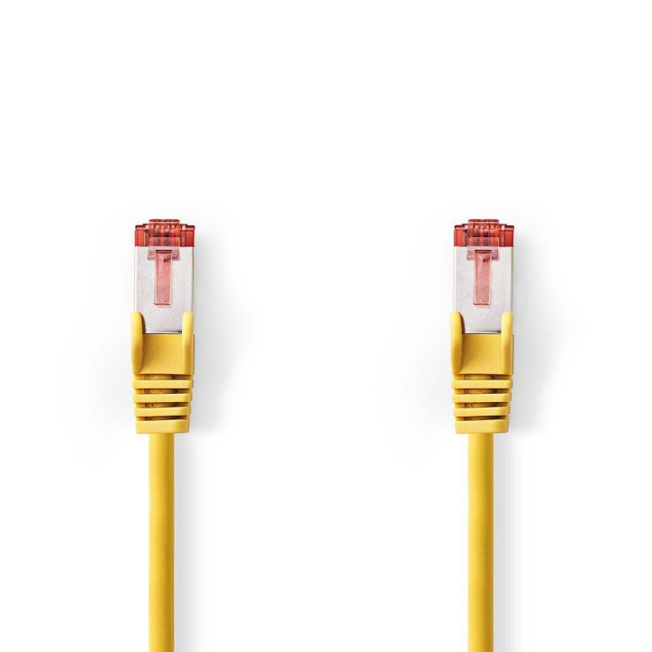 CAT6-kabel | RJ45 Male | RJ45 Male | S/FTP | 0.15 m | Rond | LSZH | Geel | Polybag in de groep COMPUTERS & RANDAPPARATUUR / Computerkabels / Netwerkkabels / Cat6 bij TP E-commerce Nordic AB (C07301)