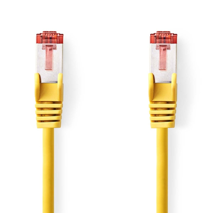 CAT6-kabel | RJ45 Male | RJ45 Male | S/FTP | 0.50 m | Rond | LSZH | Geel | Envelop in de groep COMPUTERS & RANDAPPARATUUR / Computerkabels / Netwerkkabels / Cat6 bij TP E-commerce Nordic AB (C07303)