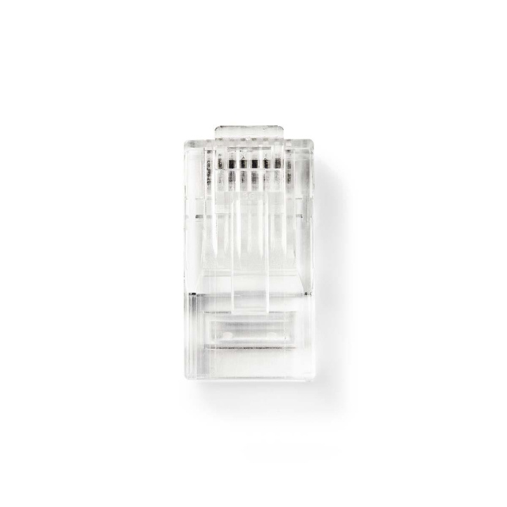 RJ45-Connector | Male | UTP CAT5 | Recht | Verguld | 10 Stuks | PVC | Transparant | Polybag in de groep COMPUTERS & RANDAPPARATUUR / Computerkabels / Netwerkkabels / Adapters & Geleiderverbindingen bij TP E-commerce Nordic AB (C07329)