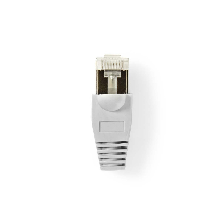 Nedis RJ45-Connector | Male | Solid FTP CAT5e | Recht | Verguld | 10 Stuks | PVC | Grijs / Transparant | Envelop in de groep COMPUTERS & RANDAPPARATUUR / Computerkabels / Netwerkkabels / Adapters & Geleiderverbindingen bij TP E-commerce Nordic AB (C07338)