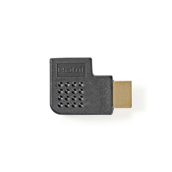 HDMI™-Adapter | HDMI™ Connector | HDMI™ Female | Verguld | Links Gehoekt | ABS | Zwart | 1 Stuks | Envelop in de groep HOME ELECTRONICS / Kabels & Adapters / HDMI / Adapters bij TP E-commerce Nordic AB (C07381)