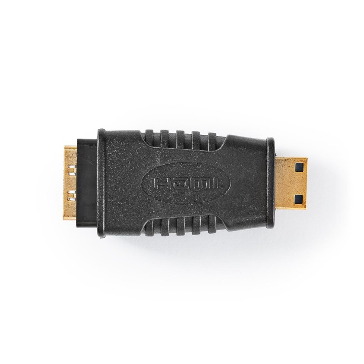 Nedis HDMI™-Adapter | HDMI™ Mini-Connector | HDMI™ Female | Verguld | Recht | ABS | Zwart | 1 Stuks | Polybag in de groep HOME ELECTRONICS / Kabels & Adapters / HDMI / Adapters bij TP E-commerce Nordic AB (C07384)