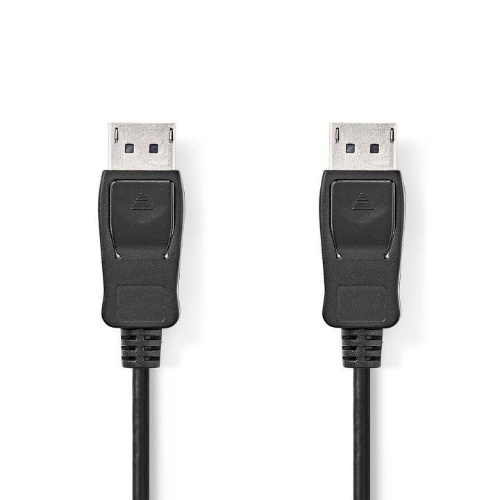 Nedis DisplayPort-Kabel | DisplayPort Male | DisplayPort Male | 4K@60Hz | Verguld | 2.00 m | Rond | PVC | Zwart | Doos in de groep COMPUTERS & RANDAPPARATUUR / Computerkabels / DisplayPort / Kabels bij TP E-commerce Nordic AB (C07429)