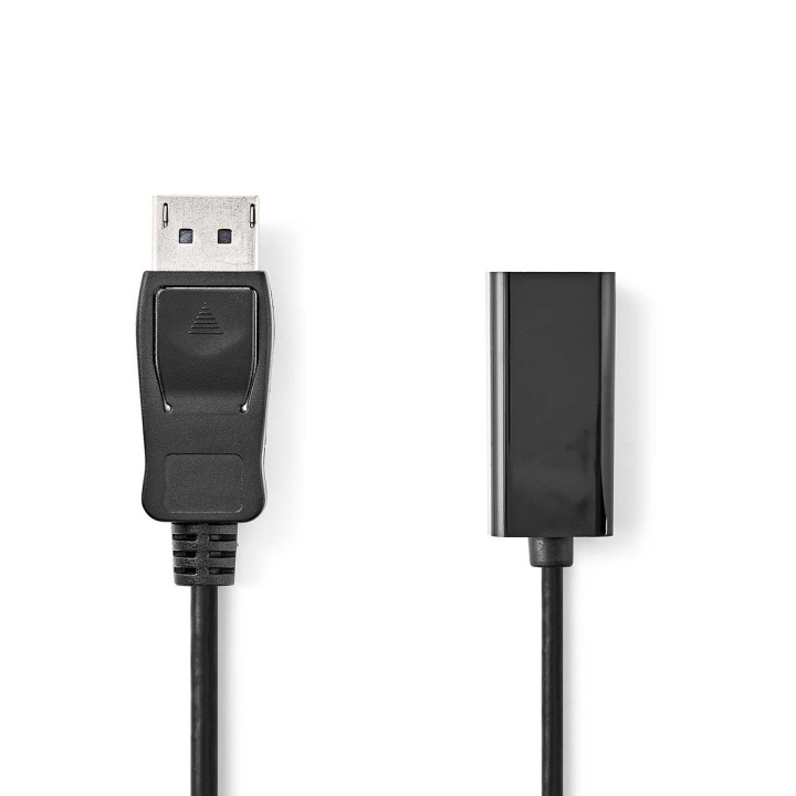Nedis DisplayPort-Kabel | DisplayPort Male | HDMI™ Output | 4K@30Hz | Vernikkeld | 0.20 m | Rond | PVC | Zwart | Doos in de groep HOME ELECTRONICS / Kabels & Adapters / HDMI / Adapters bij TP E-commerce Nordic AB (C07434)