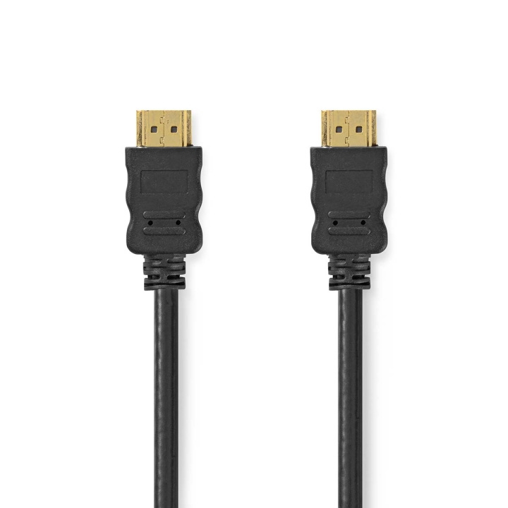 Nedis High Speed ​​HDMI™-Kabel met Ethernet | HDMI™ Connector | HDMI™ Connector | 4K@30Hz | ARC | 10.2 Gbps | 1.50 m | Rond | PVC | Zwart | Doos in de groep HOME ELECTRONICS / Kabels & Adapters / HDMI / Kabels bij TP E-commerce Nordic AB (C07469)