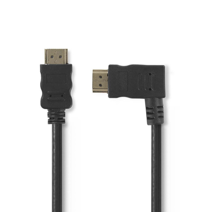Nedis High Speed ​​HDMI™-Kabel met Ethernet | HDMI™ Connector | HDMI™ Connector | 4K@30Hz | 10.2 Gbps | 1.50 m | Rond | PVC | Zwart | Blister in de groep HOME ELECTRONICS / Kabels & Adapters / HDMI / Kabels bij TP E-commerce Nordic AB (C07473)