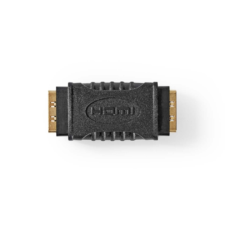 Nedis HDMI™-Adapter | HDMI™ Female | HDMI™ Female | Verguld | Recht | ABS | Zwart | 1 Stuks | Doos in de groep HOME ELECTRONICS / Kabels & Adapters / HDMI / Adapters bij TP E-commerce Nordic AB (C07477)