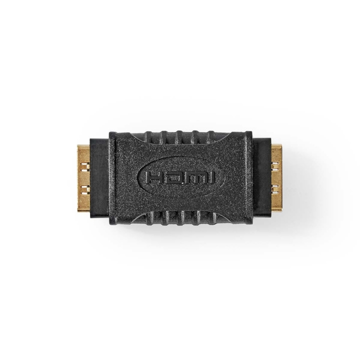 Nedis HDMI™-Adapter | HDMI™ Output | HDMI™ Output | Verguld | Recht | ABS | Zwart | 1 Stuks | Doos in de groep HOME ELECTRONICS / Kabels & Adapters / HDMI / Adapters bij TP E-commerce Nordic AB (C07477)
