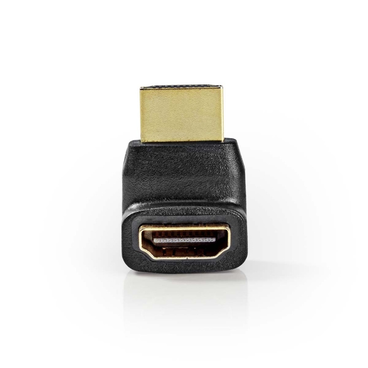 Nedis HDMI™-Adapter | HDMI™ Connector | HDMI™ Output | Verguld | 270° Gehoekt | ABS | Zwart | 1 Stuks | Doos in de groep HOME ELECTRONICS / Kabels & Adapters / HDMI / Adapters bij TP E-commerce Nordic AB (C07479)