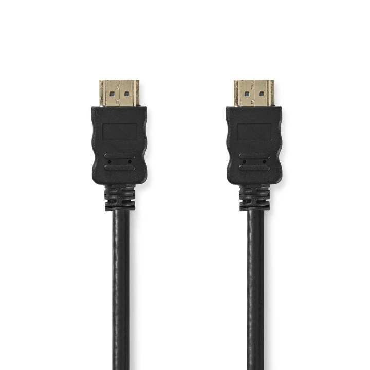 High Speed ​​HDMI™-Kabel met Ethernet | HDMI™ Connector | HDMI™ Connector | 4K@30Hz | ARC | 10.2 Gbps | 20.0 m | Rond | PVC | Zwart | Label in de groep HOME ELECTRONICS / Kabels & Adapters / HDMI / Kabels bij TP E-commerce Nordic AB (C07520)