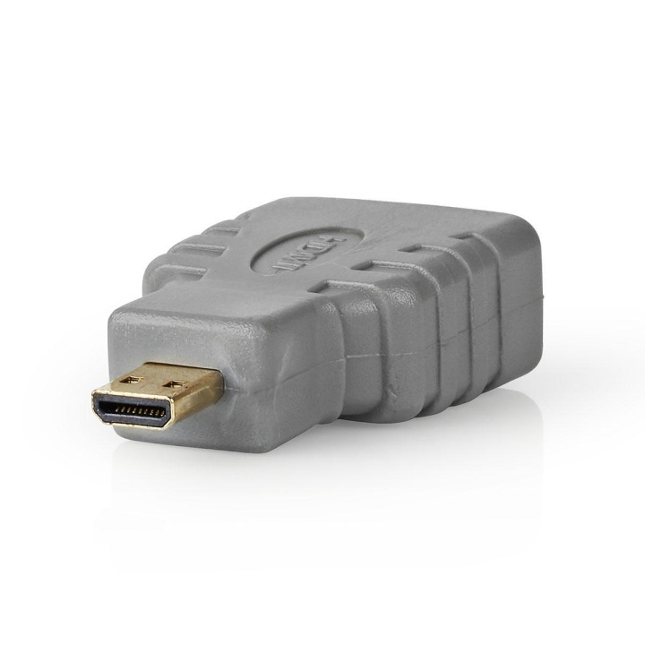 Bandridge HDMI-Adapter | HDMI-Micro-Connector - HDMI Female | Grijs in de groep HOME ELECTRONICS / Kabels & Adapters / HDMI / Adapters bij TP E-commerce Nordic AB (C07637)