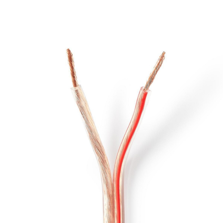 Nedis Speaker-Kabel | 2 x 2.50 mm² | Koper | 15.0 m | Rond | PVC | Transparant | Rol in de groep HOME ELECTRONICS / Audio & Beeld / Luidsprekers & accessoires / Accessoires bij TP E-commerce Nordic AB (C07660)