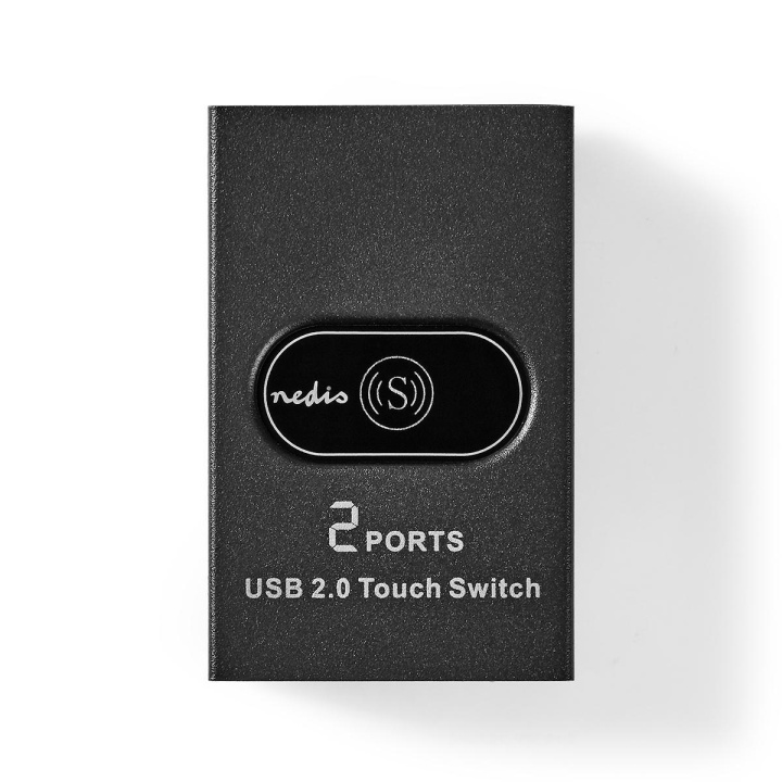 Nedis USB-Switch | 2 poort(en) | 1x USB A | 2x USB B Female | 480 Gbps | Metaal | Zwart in de groep COMPUTERS & RANDAPPARATUUR / Computeraccessoires / USB-hubs bij TP E-commerce Nordic AB (C07714)