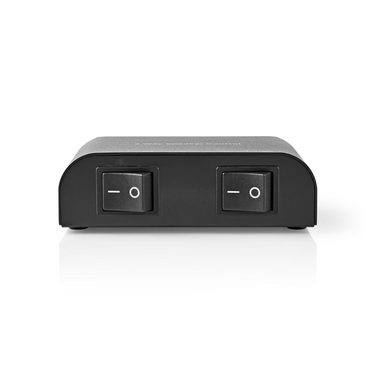 Nedis Speaker Control Box | 2 poort(en) | Terminal Schroeven | Luidspreker Impedantie: 4-16 Ohm | Maximale Belasting per Kanaal: 150 W | Aluminium | Zwart in de groep HOME ELECTRONICS / Audio & Beeld / Luidsprekers & accessoires / Accessoires bij TP E-commerce Nordic AB (C07752)