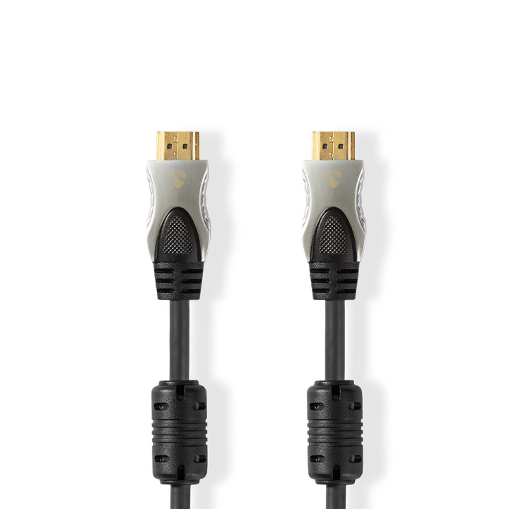 Nedis HDMI™ Kabel | HDMI™ Connector | HDMI™ Connector | 8K@60Hz | Verguld | 2.00 m | Recht | PVC | Antraciet | Doos in de groep HOME ELECTRONICS / Kabels & Adapters / HDMI / Kabels bij TP E-commerce Nordic AB (C07756)