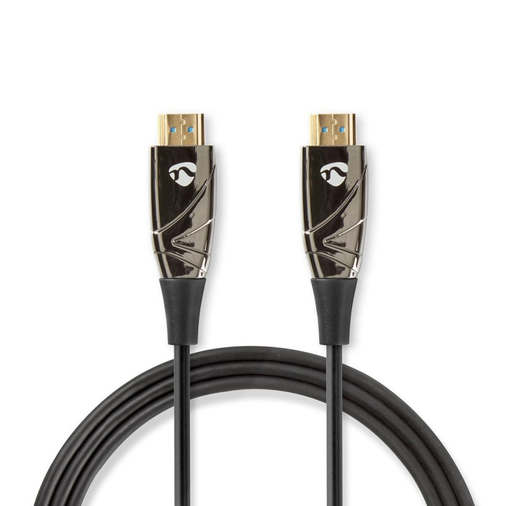 Nedis Actieve Optische High Speed HDMI™-Kabel met Ethernet | HDMI™ Connector | HDMI™ Connector | 4K@60Hz | 18 Gbps | 10.0 m | Rond | PVC | Zwart | Gift Box in de groep HOME ELECTRONICS / Kabels & Adapters / HDMI / Kabels bij TP E-commerce Nordic AB (C07772)