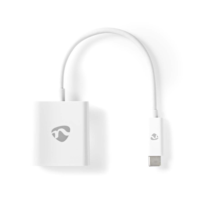 Nedis USB-C™ Adapter | USB 3.2 Gen 1 | USB-C™ Male | HDMI™ Female | 4K@30Hz | 0.20 m | Rond | Vernikkeld | PVC | Wit | Polybag in de groep HOME ELECTRONICS / Kabels & Adapters / HDMI / Adapters bij TP E-commerce Nordic AB (C07828)