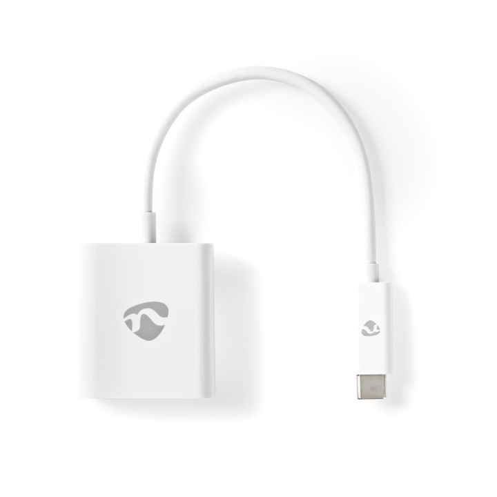 Nedis USB-C™ Adapter | USB 3.2 Gen 1 | USB-C™ Male | VGA Female 15p | 1080p | 5 Gbps | 0.20 m | Rond | Vernikkeld | PVC | Wit | Polybag in de groep COMPUTERS & RANDAPPARATUUR / Computerkabels / VGA / Adapters bij TP E-commerce Nordic AB (C07829)