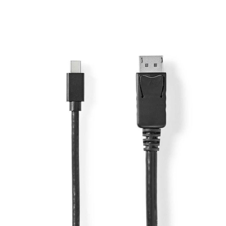 Nedis Mini DisplayPort-Kabel | DisplayPort 1.4 | Mini-DisplayPort Male | DisplayPort Male | 48 Gbps | Vernikkeld | 2.00 m | Rond | PVC | Zwart | Polybag in de groep COMPUTERS & RANDAPPARATUUR / Computerkabels / DisplayPort / Kabels bij TP E-commerce Nordic AB (C07839)