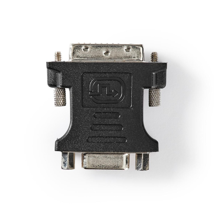 Nedis DVI-Adapter | DVI-D 24+1-Pins Male | VGA Female 15p | Vernikkeld | Recht | PVC | Zwart | Polybag in de groep COMPUTERS & RANDAPPARATUUR / Computerkabels / DVI / Adapters bij TP E-commerce Nordic AB (C07850)