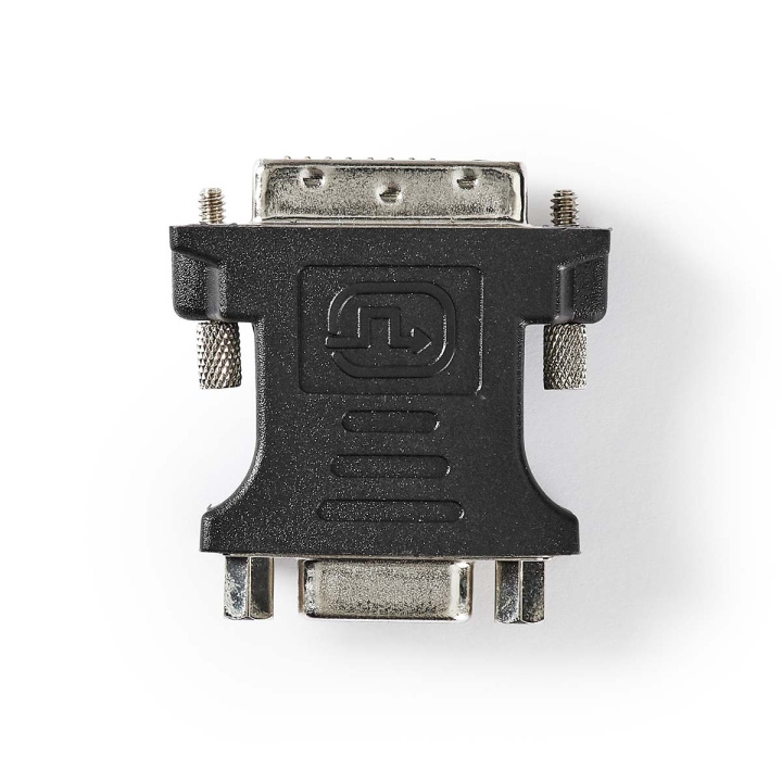 Nedis DVI-Adapter | DVI-I 24+5-Pin Male | VGA Female 15p | Vernikkeld | Recht | PVC | Zwart | Doos in de groep COMPUTERS & RANDAPPARATUUR / Computerkabels / DVI / Adapters bij TP E-commerce Nordic AB (C07851)