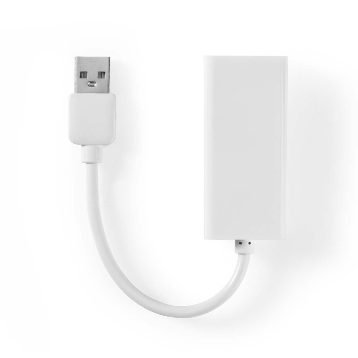 Nedis USB-netwerkadapter | USB 2.0 | 100 Mbps | USB-A Male | RJ45 Female | 0.20 m | Rond | Verguld / Vernikkeld | Koper | Wit | Doos in de groep COMPUTERS & RANDAPPARATUUR / Netwerk / Netwerkkaarten / USB bij TP E-commerce Nordic AB (C07943)