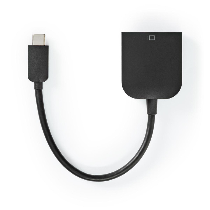 Nedis USB-C™ Adapter | USB 3.2 Gen 1 | USB-C™ Male | VGA Female 15p | 1920x1200 | 5 Gbps | 0.20 m | Rond | Vernikkeld | PVC | Zwart | Polybag in de groep COMPUTERS & RANDAPPARATUUR / Computerkabels / VGA / Adapters bij TP E-commerce Nordic AB (C07954)