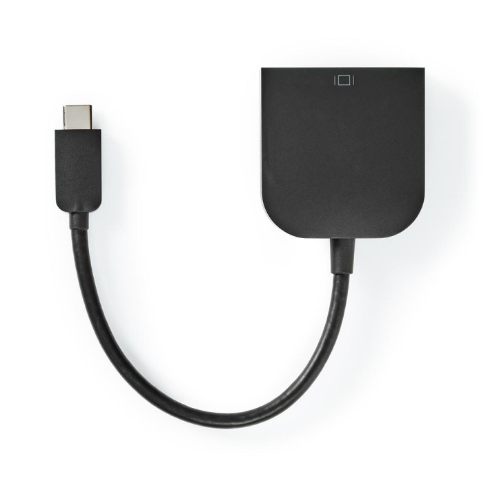 Nedis USB-C™ Adapter | USB 3.2 Gen 1 | USB-C™ Male | DVI-D 24+1-Pins Female | 1080p | 0.20 m | Rond | Vernikkeld | PVC | Zwart | Polybag in de groep COMPUTERS & RANDAPPARATUUR / Computerkabels / DVI / Adapters bij TP E-commerce Nordic AB (C07955)