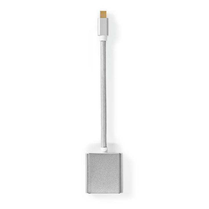 Nedis Mini DisplayPort-Kabel | DisplayPort 1.2 | Mini-DisplayPort Male | DVI-D 24+1-Pins Female | 21.6 Gbps | Verguld | 0.20 m | Rond | Gevlochten | Zilver | Cover Window Box in de groep COMPUTERS & RANDAPPARATUUR / Computerkabels / DisplayPort / Kabels bij TP E-commerce Nordic AB (C07967)