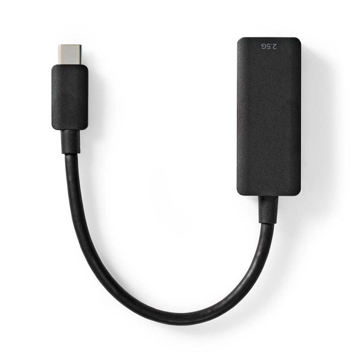 Nedis USB-netwerkadapter | USB 3.2 Gen 1 | 2.5 Gbps | USB-C™ Male | RJ45 Female | 0.2 m | Rond | Verguld | Vertind-Koper | Zwart | Envelop in de groep COMPUTERS & RANDAPPARATUUR / Netwerk / Netwerkkaarten / USB bij TP E-commerce Nordic AB (C07991)