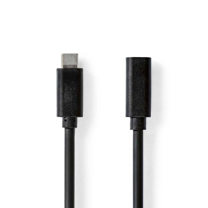 Nedis USB-Kabel | USB 3.2 Gen 1 | USB-C™ Male | USB-C™ Female | 5 W | 5 Gbps | Vernikkeld | 1.00 m | Rond | PVC | Zwart | Envelop in de groep COMPUTERS & RANDAPPARATUUR / Computerkabels / USB / USB-C bij TP E-commerce Nordic AB (C07995)