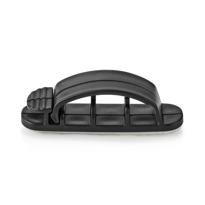 Nedis Kabelmanagement | Kabelclip | Vergrendeld | 3 Stuks | Aantal sleuven: 3 Sleuven | Maximale kabeldikte: 7.5 mm | Polypropylene | Zwart in de groep HOME ELECTRONICS / Kabels & Adapters / Kabelbeheer bij TP E-commerce Nordic AB (C08002)