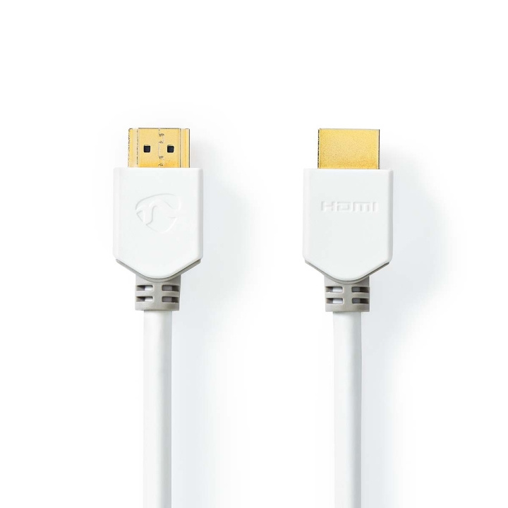 Nedis High Speed ​​HDMI™-Kabel met Ethernet | HDMI™ Connector | HDMI™ Connector | 4K@60Hz | ARC | 18 Gbps | 1.50 m | Rond | PVC | Wit | Doos in de groep HOME ELECTRONICS / Kabels & Adapters / HDMI / Kabels bij TP E-commerce Nordic AB (C08034)