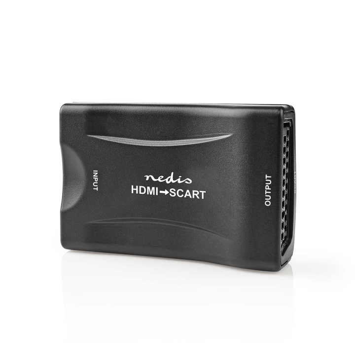 Nedis HDMI™-Converter | HDMI™ Input | Scart Female | 1-weg | 1080p | 1.2 Gbps | ABS | Zwart in de groep COMPUTERS & RANDAPPARATUUR / Computerkabels / Signaal converter bij TP E-commerce Nordic AB (C08041)
