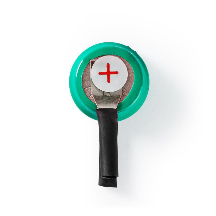 Nedis Oplaadbare NiMH-Batterij | 1.2 V DC | Oplaadbaar | 80 mAh | Voorgeladen | 1-Polybag | N/A | Soldeertab | Groen in de groep HOME ELECTRONICS / Batterijen & Opladers / Oplaadbare batterijen / Overigen bij TP E-commerce Nordic AB (C08260)