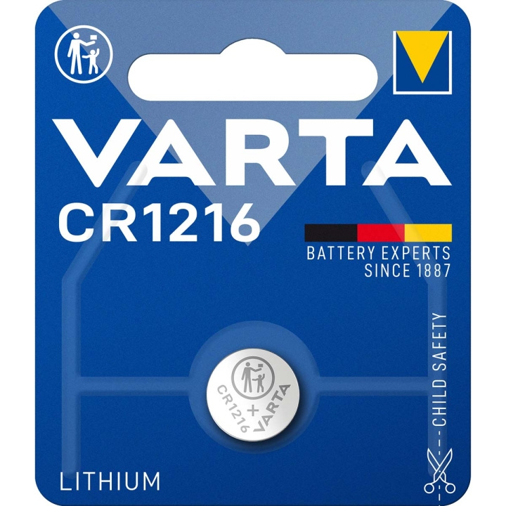 Varta Lithiumbatterij CR1216 1-Blister in de groep HOME ELECTRONICS / Batterijen & Opladers / Batterijen / Knoopcel bij TP E-commerce Nordic AB (C08292)