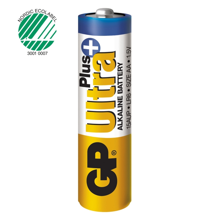 GP Ultra Plus Alkaline AA 4-pack in de groep HOME ELECTRONICS / Batterijen & Opladers / Batterijen / Batterijen voor hoortoestellen bij TP E-commerce Nordic AB (C08554)