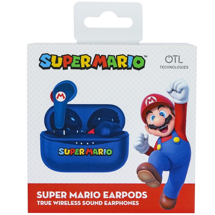 OTL Technologies Super Mario Icon TWS EarPods - in de groep HOME ELECTRONICS / Audio & Beeld / Koptelefoon & Accessoires / Koptelefoon bij TP E-commerce Nordic AB (C08587)