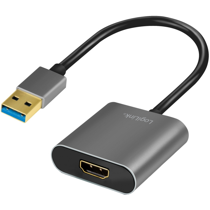 LogiLink USB-A 3.0 -> HDMI-Hona Adapter in de groep HOME ELECTRONICS / Kabels & Adapters / HDMI / Adapters bij TP E-commerce Nordic AB (C08659)