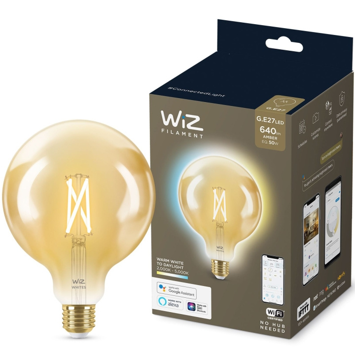 WiZ WiFi Smart LED E27 Glob 120 50 in de groep HUISHOUDEN & TUIN / Smart home / Slimme verlichting bij TP E-commerce Nordic AB (C08730)