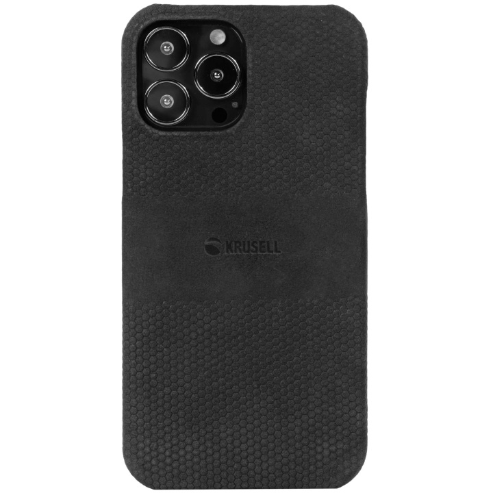 Krusell Leren Cover iPhone 13 Pro Zwart in de groep SMARTPHONE & TABLETS / Mobielbescherming / Apple / iPhone 13 Pro / Hoesjes bij TP E-commerce Nordic AB (C08756)